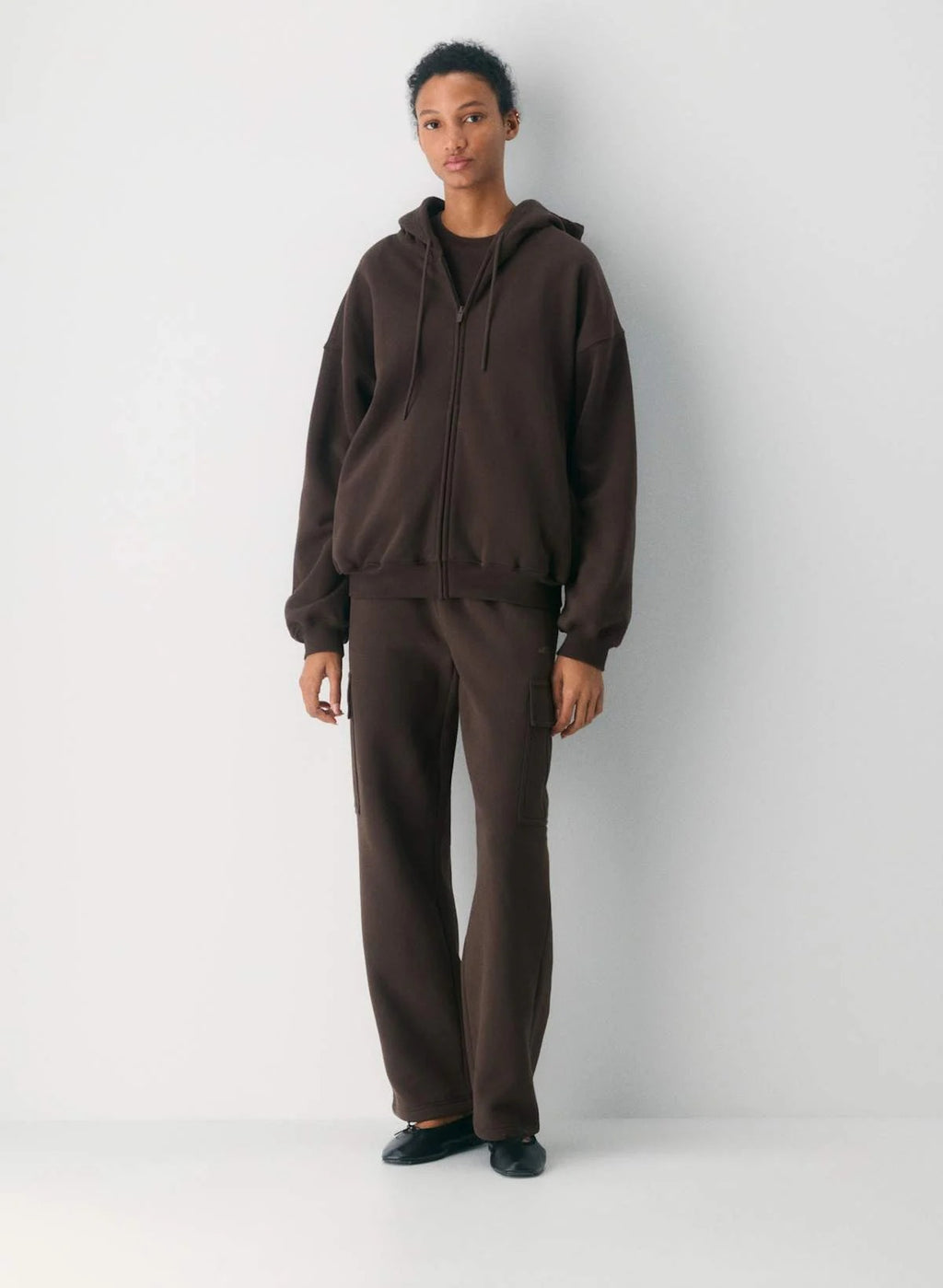 cenlura gemütlicher Sweatfleece Mega Zip Hoodie